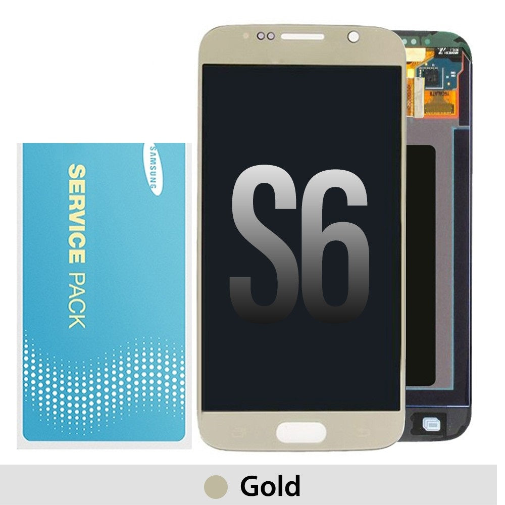 Samsung Galaxy S6 G920F OLED Screen Replacement Digitizer GH97-17260C (Gold)-Gold Samsung Galaxy S6 G920F OLED Screen Replacement Digitizer GH97-17260C (Gold)-Gold